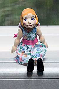 Sally in dress